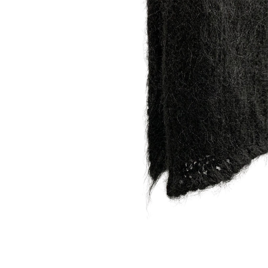 Rick Owens Ziggy Ripped Knitted Skirt - PerfectKickZ