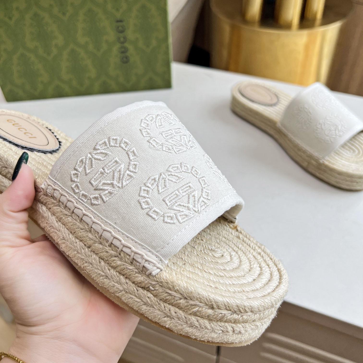 Gucci Women's Interlocking G Espadrille Sandal - PerfectKickZ