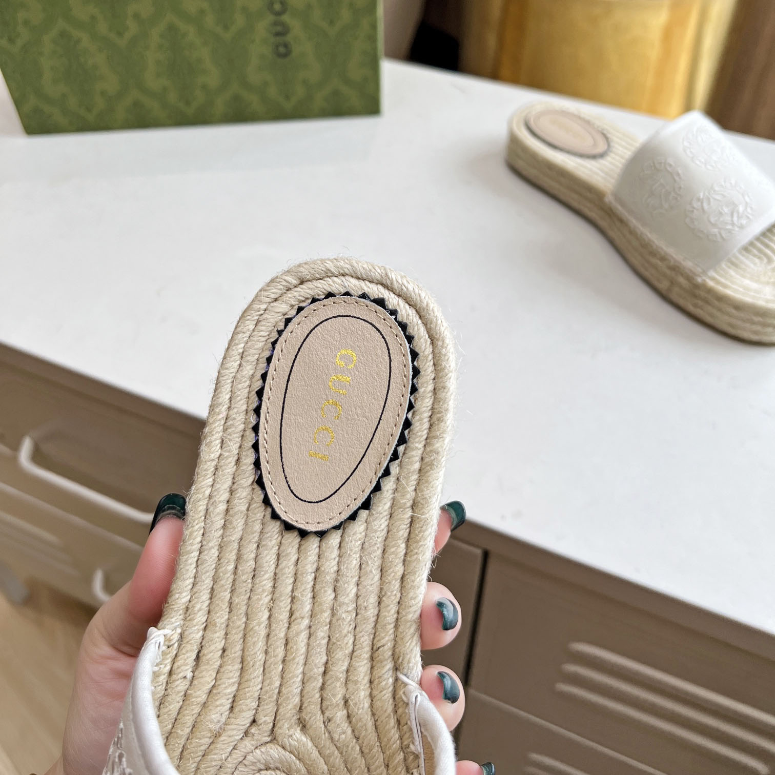 Gucci Women's Interlocking G Espadrille Sandal - PerfectKickZ