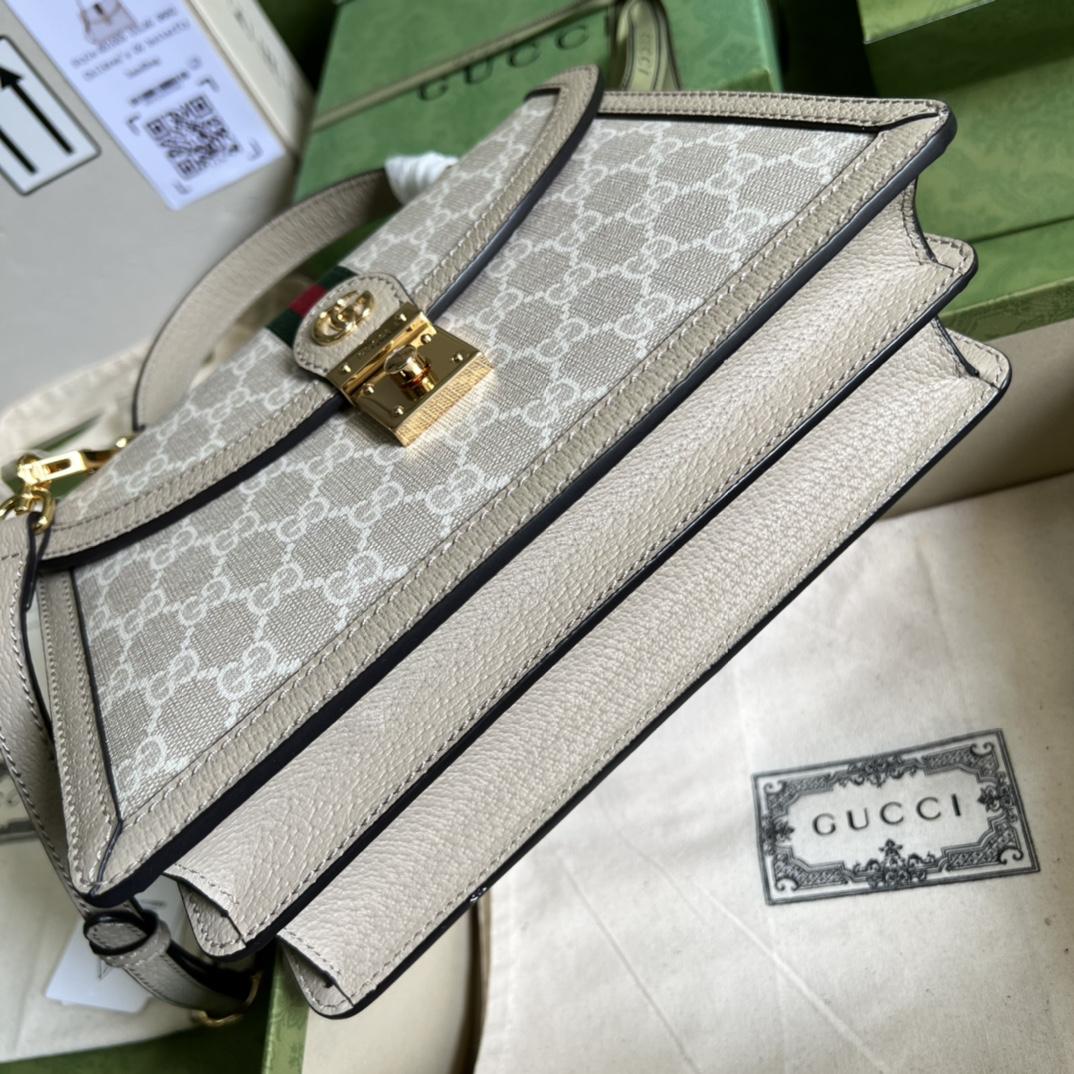 Gucci Ophidia GG Small Top Handle Bag(25-17.5-7cm) - PerfectKickZ