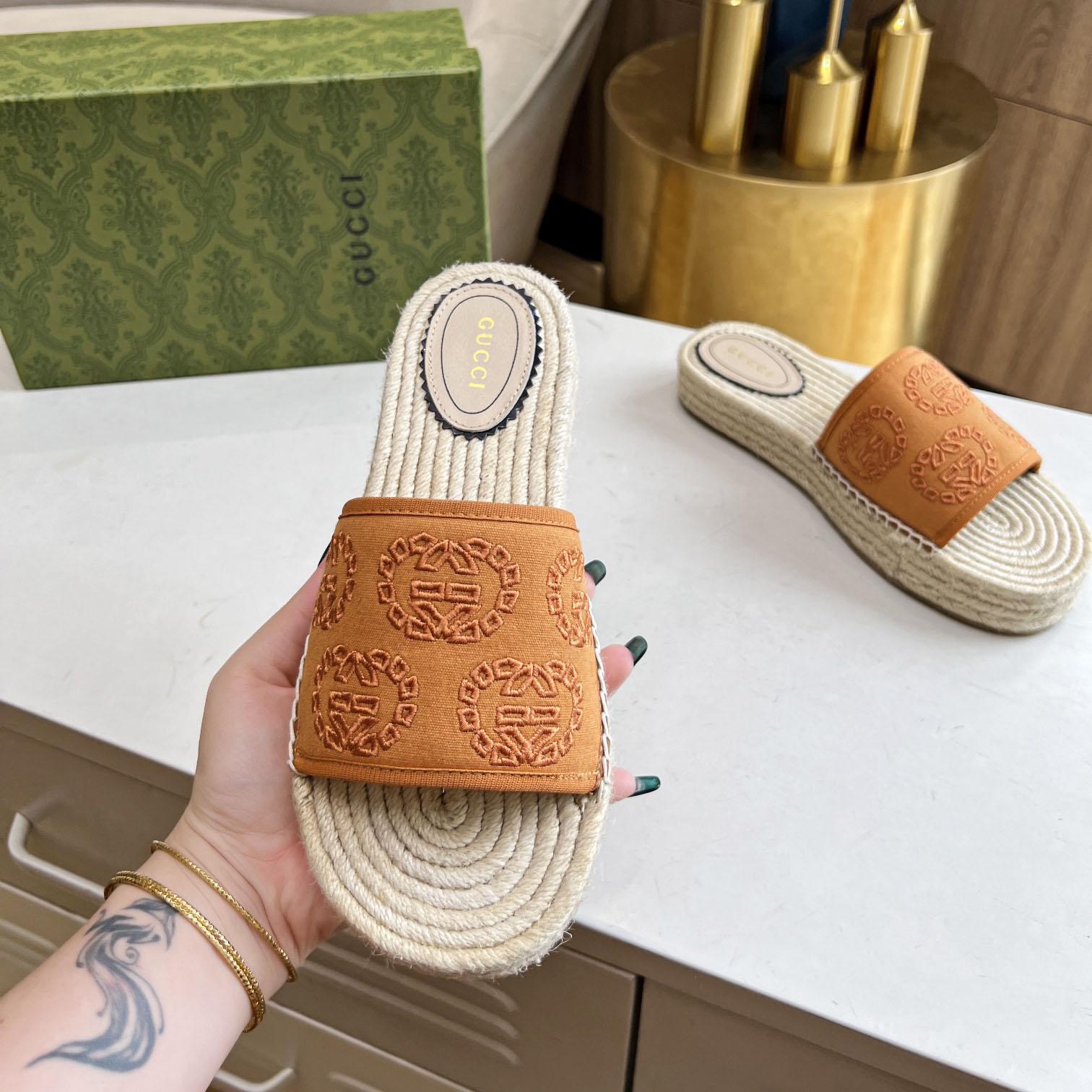 Gucci Women's Interlocking G Espadrille Sandal - PerfectKickZ
