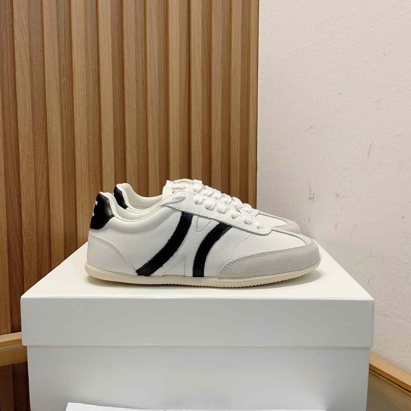 Celine Jogger Low Lace-up Sneaker In Calfskin & Suede Calfskin - PerfectKickZ