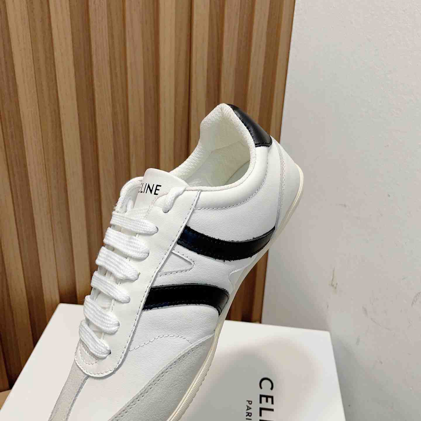 Celine Jogger Low Lace-up Sneaker In Calfskin & Suede Calfskin - PerfectKickZ