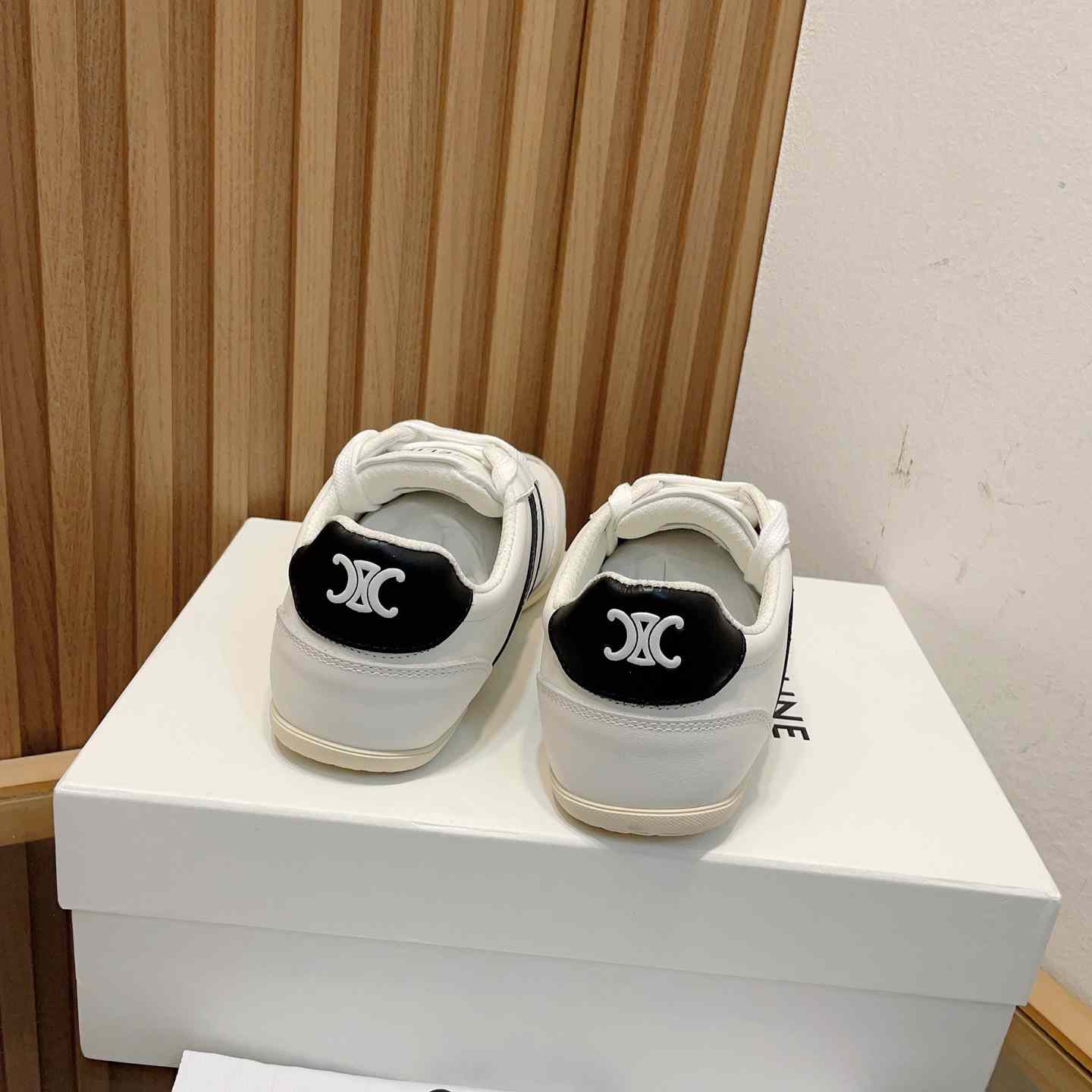 Celine Jogger Low Lace-up Sneaker In Calfskin & Suede Calfskin - PerfectKickZ