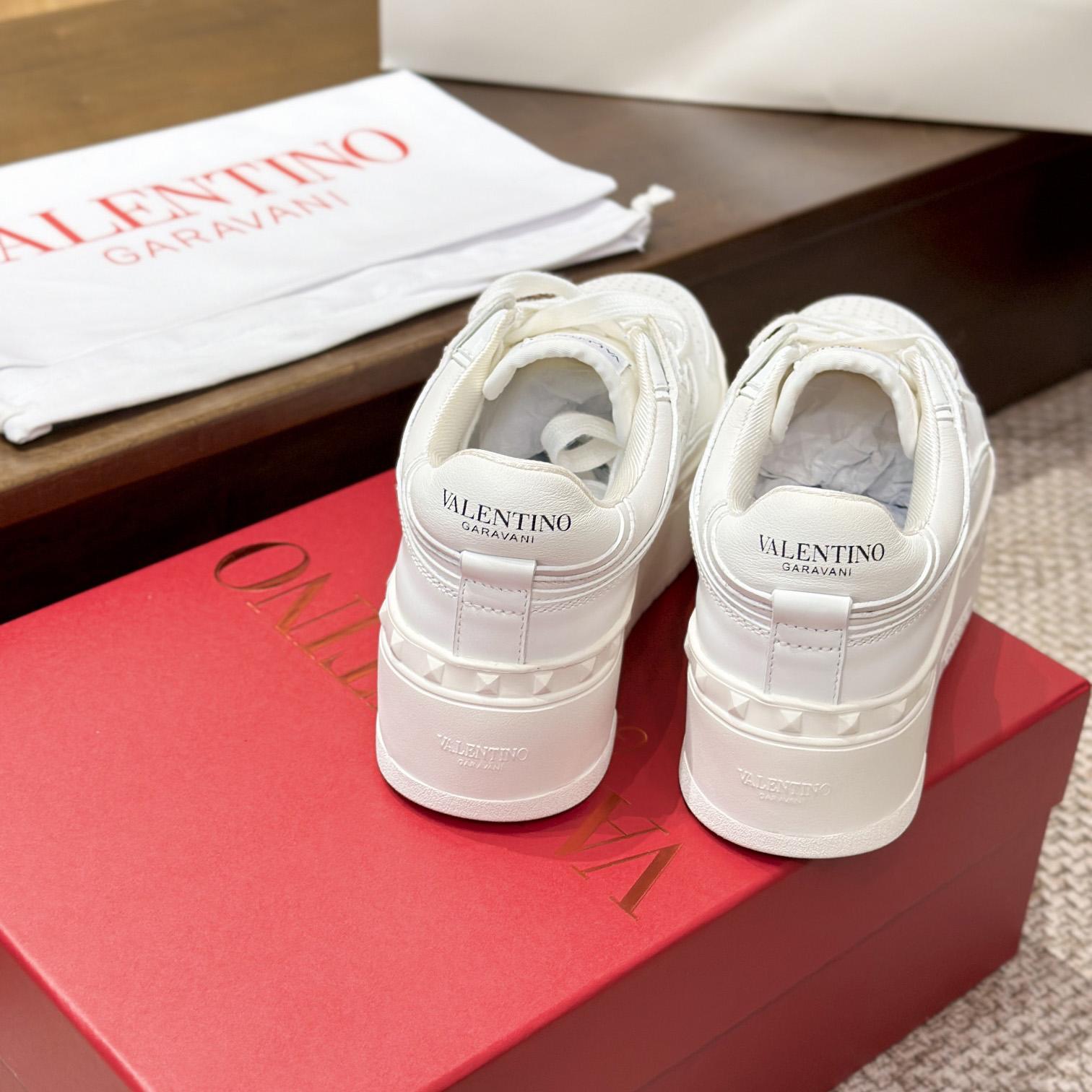 Valenti Garavani Freedots XL Leather Sneakers - PerfectKickZ