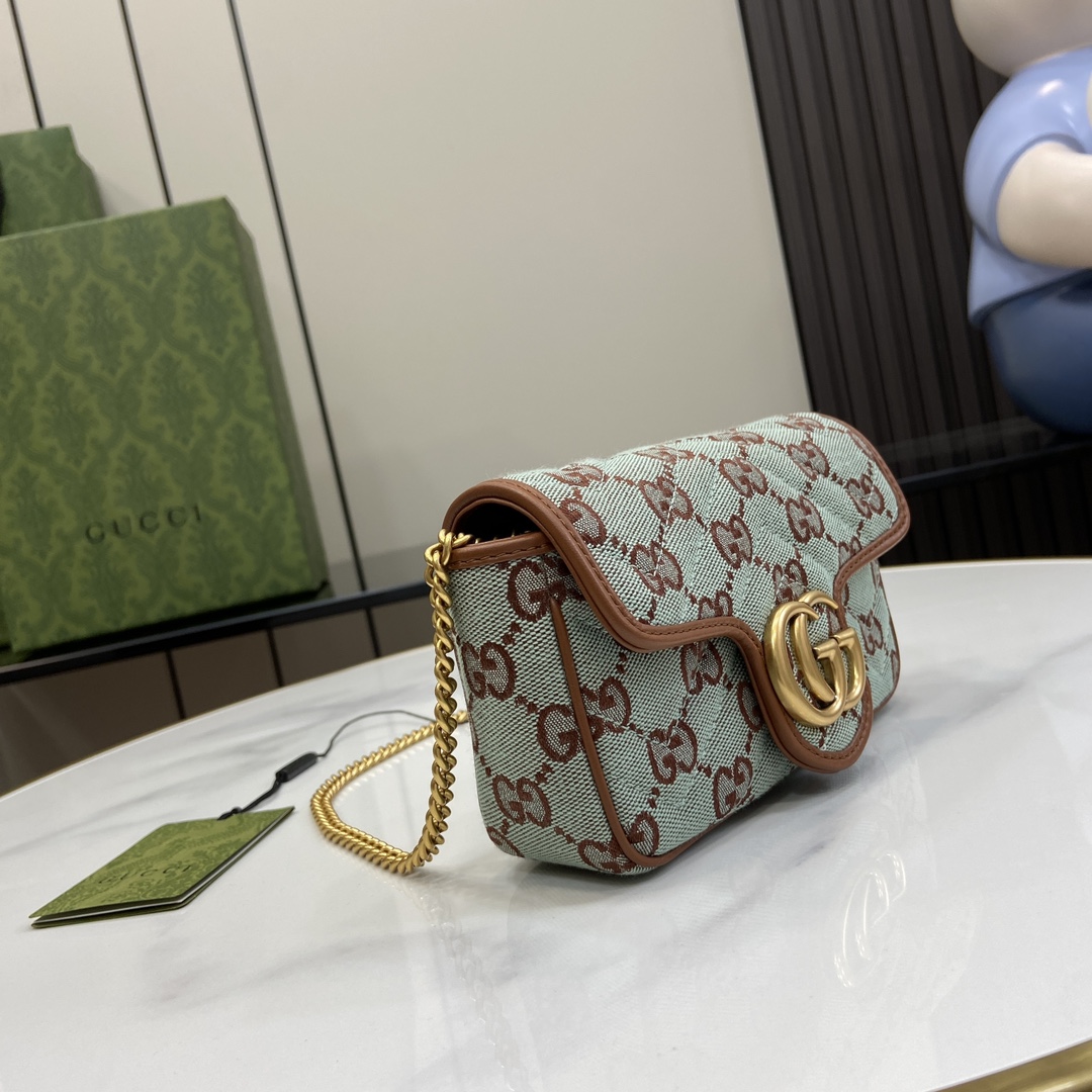 Gucci GG Super Mini Shoulder Bag - PerfectKickZ