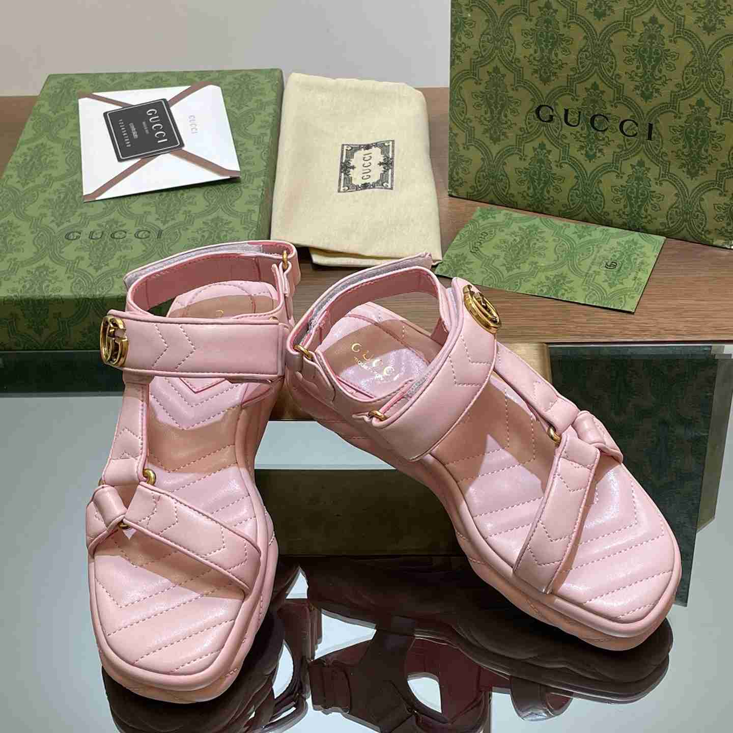 Gucci Women's Double G Sandal - 
