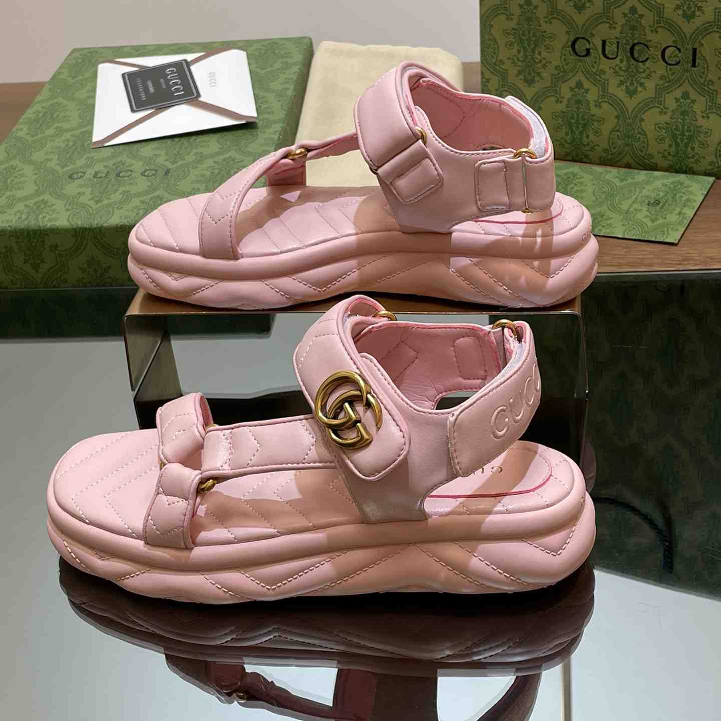 Gucci Women's Double G Sandal - 