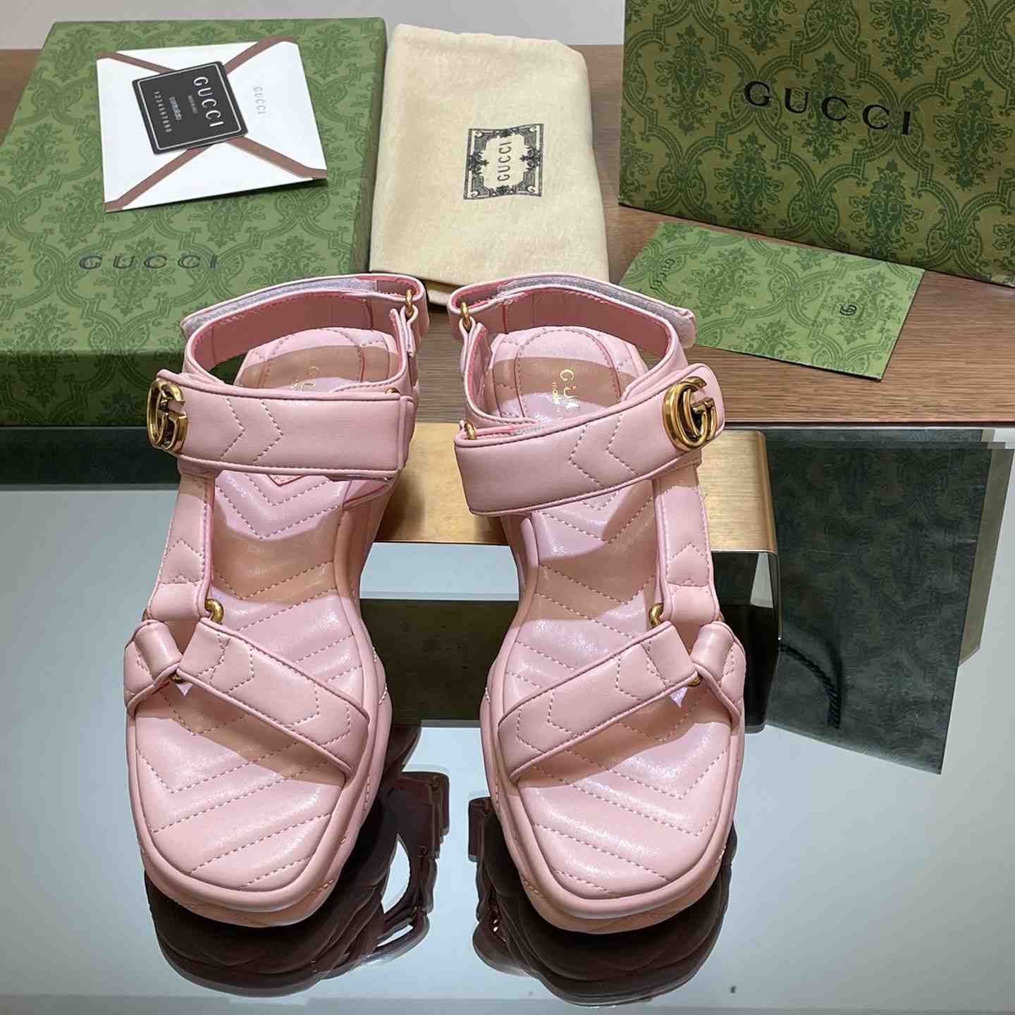 Gucci Women's Double G Sandal - 