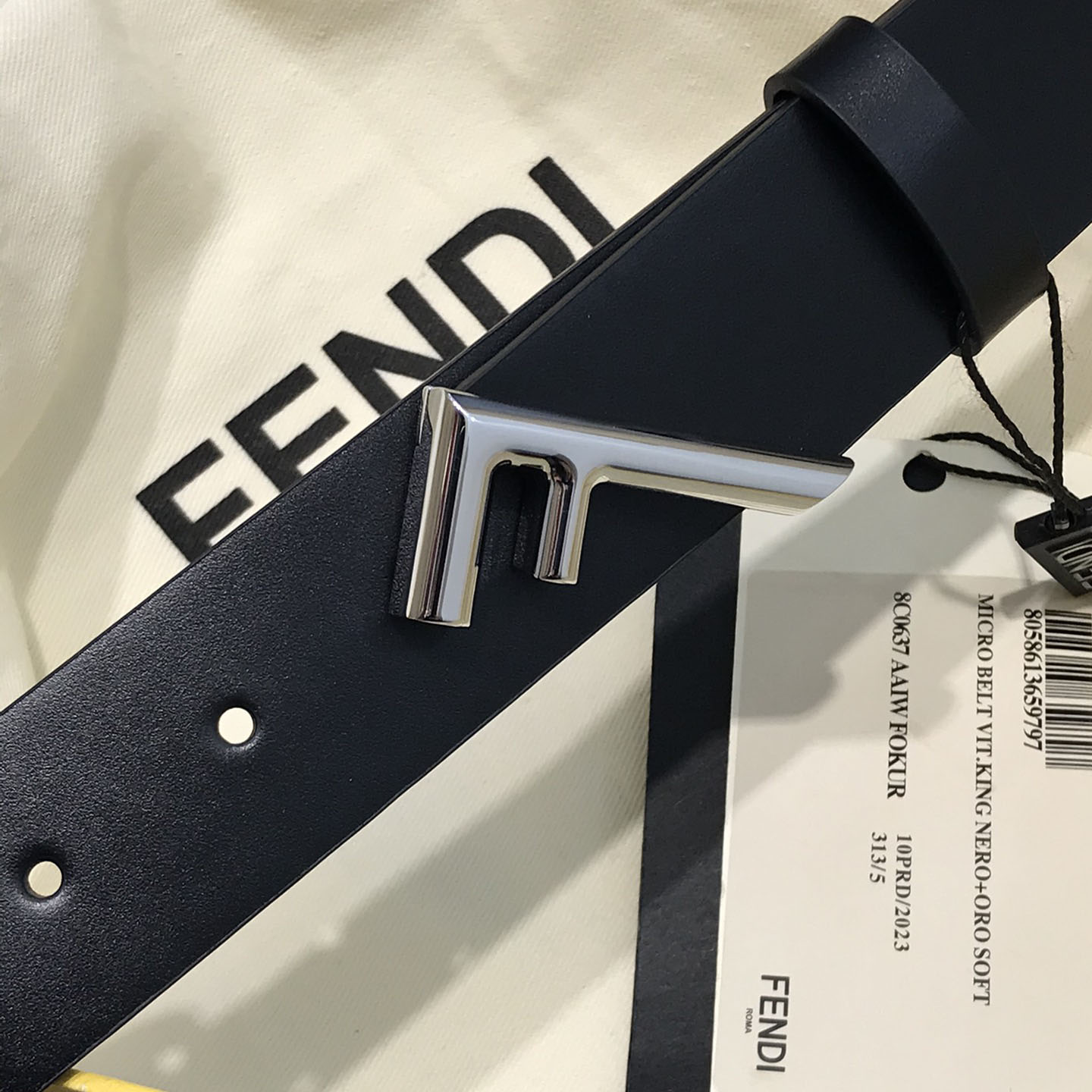 Fendi Five Belt - 