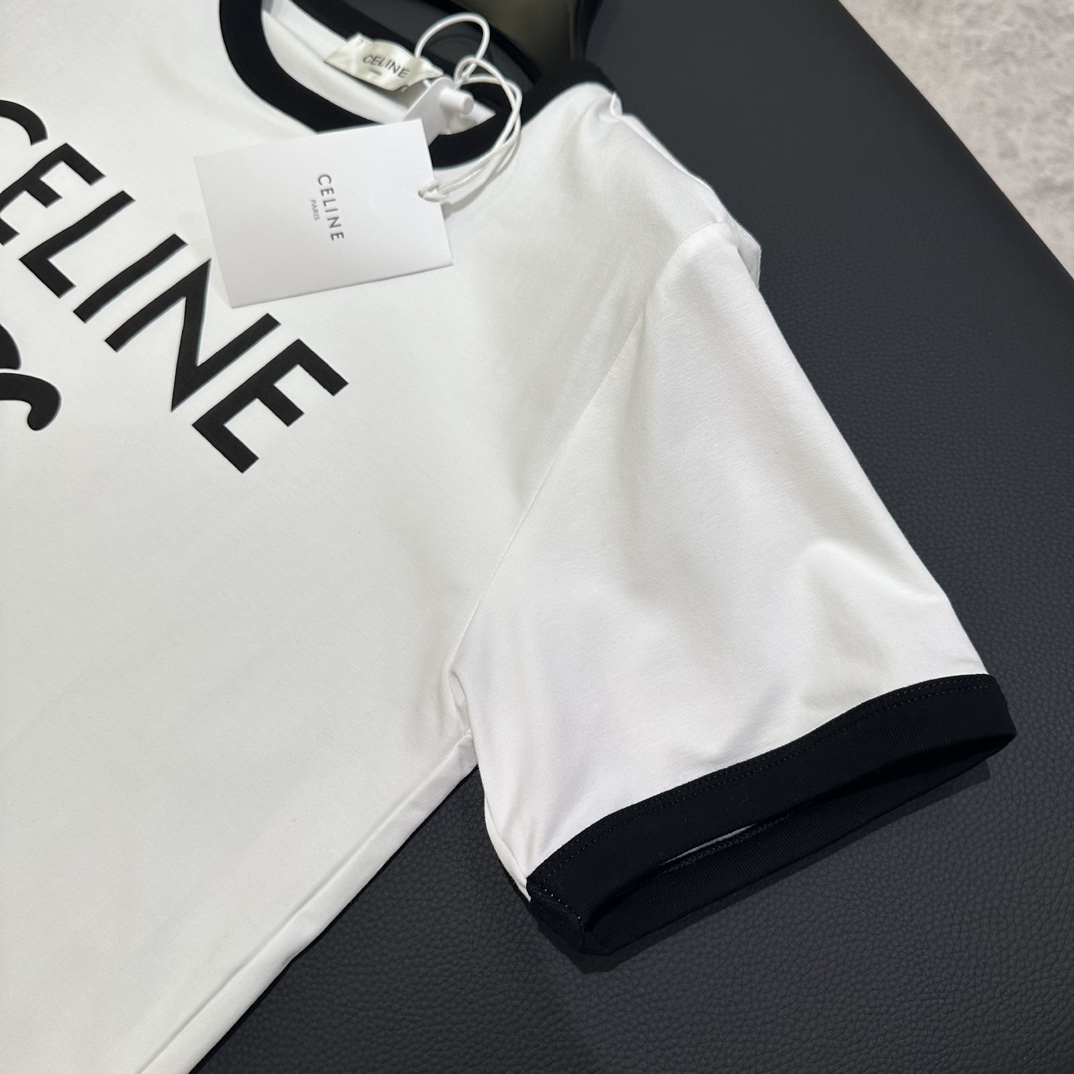 Celine Paris T-shirt In Cotton Jersey - PerfectKickZ