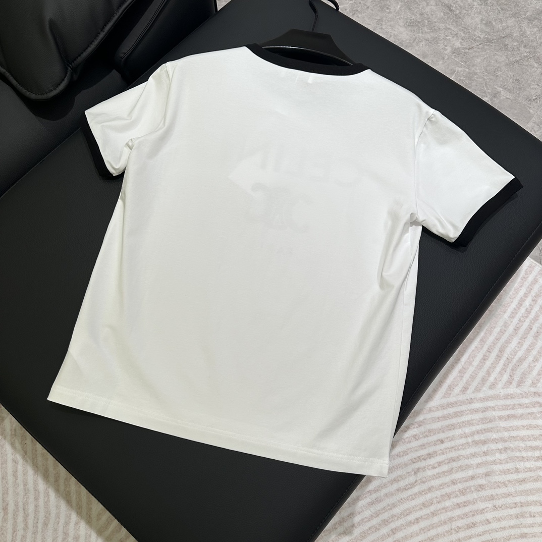 Celine Paris T-shirt In Cotton Jersey - PerfectKickZ