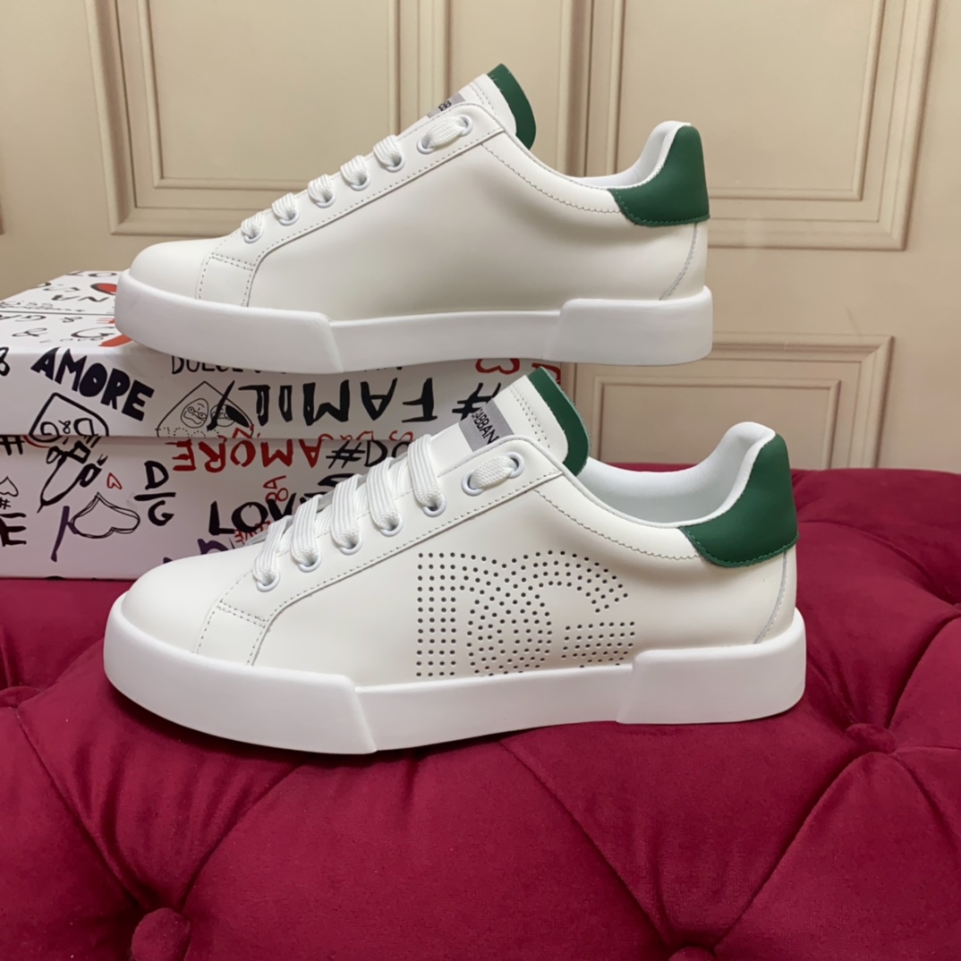 Dolce & Gabbana Calfskin Portofino sneakers   - PerfectKickZ