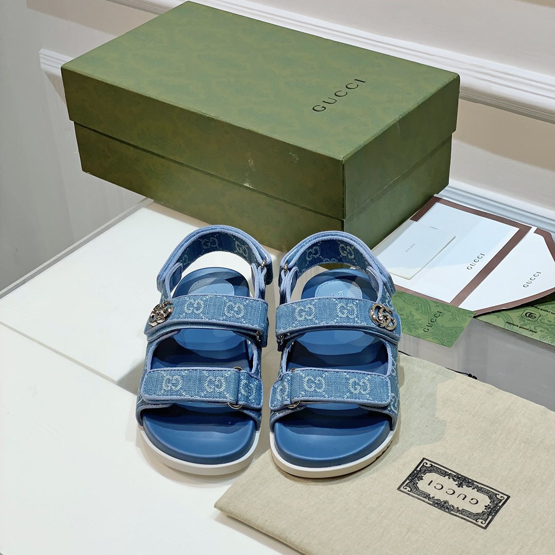 Gucci Women's Double G Sandal  - PerfectKickZ