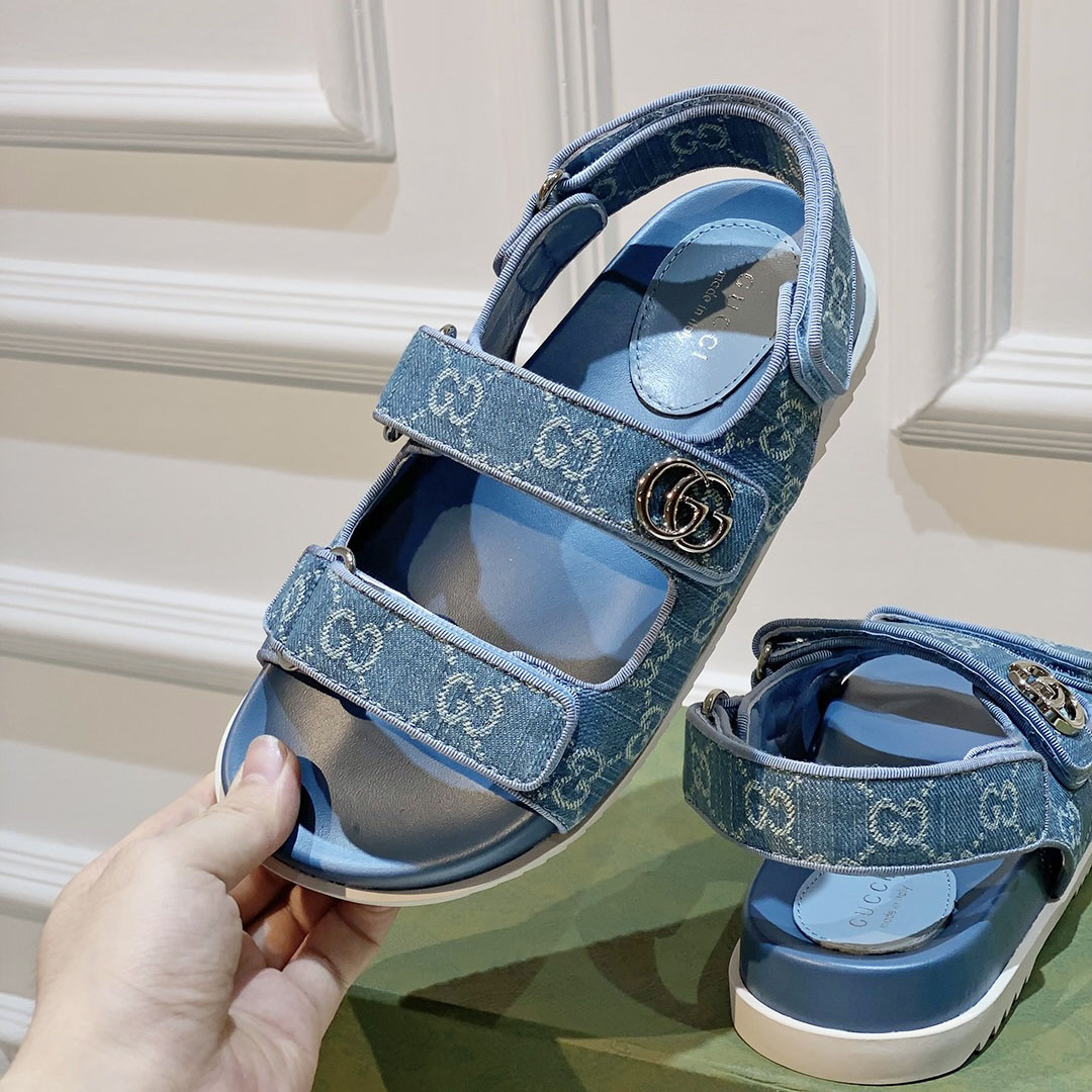 Gucci Women's Double G Sandal  - PerfectKickZ