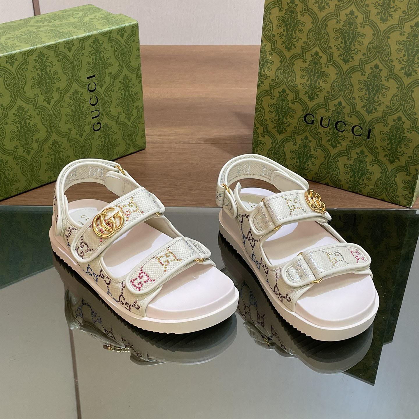 Gucci Women's Sandal With Double G - PerfectKickZ