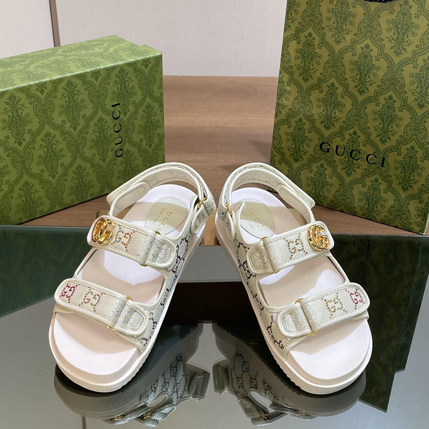 Gucci Women's Sandal With Double G - PerfectKickZ