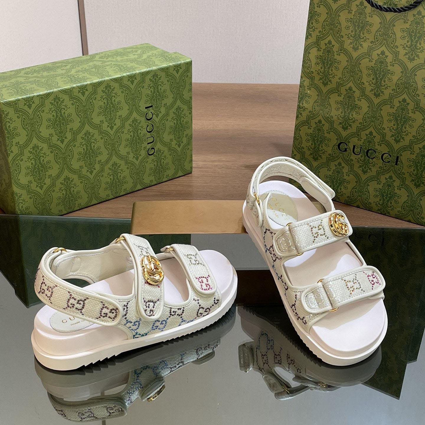 Gucci Women's Sandal With Double G - PerfectKickZ