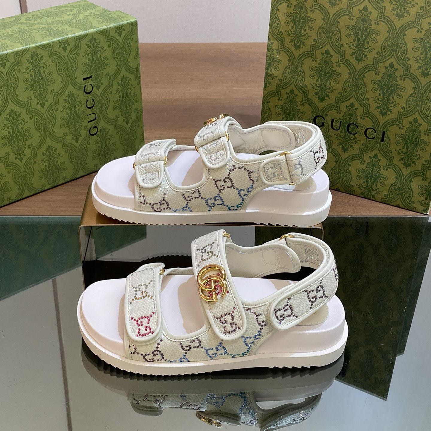 Gucci Women's Sandal With Double G - PerfectKickZ