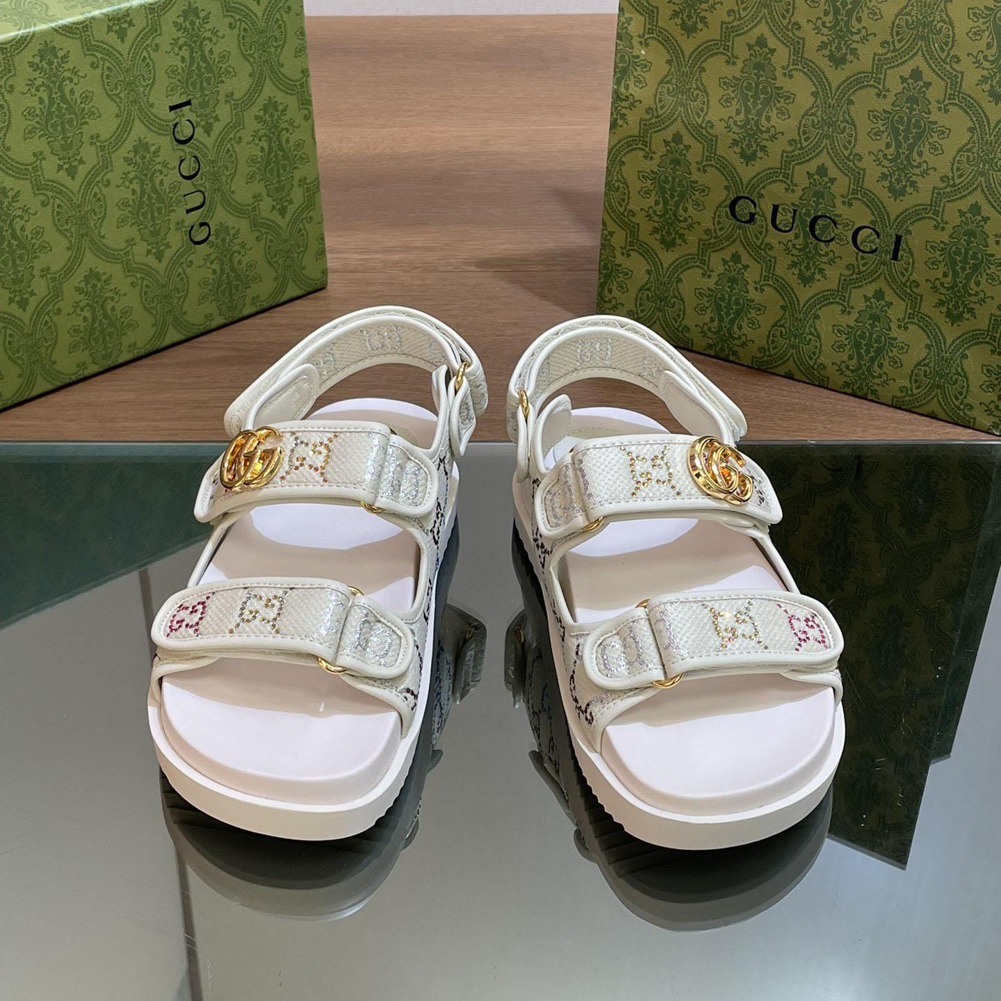 Gucci Women's Sandal With Double G - PerfectKickZ