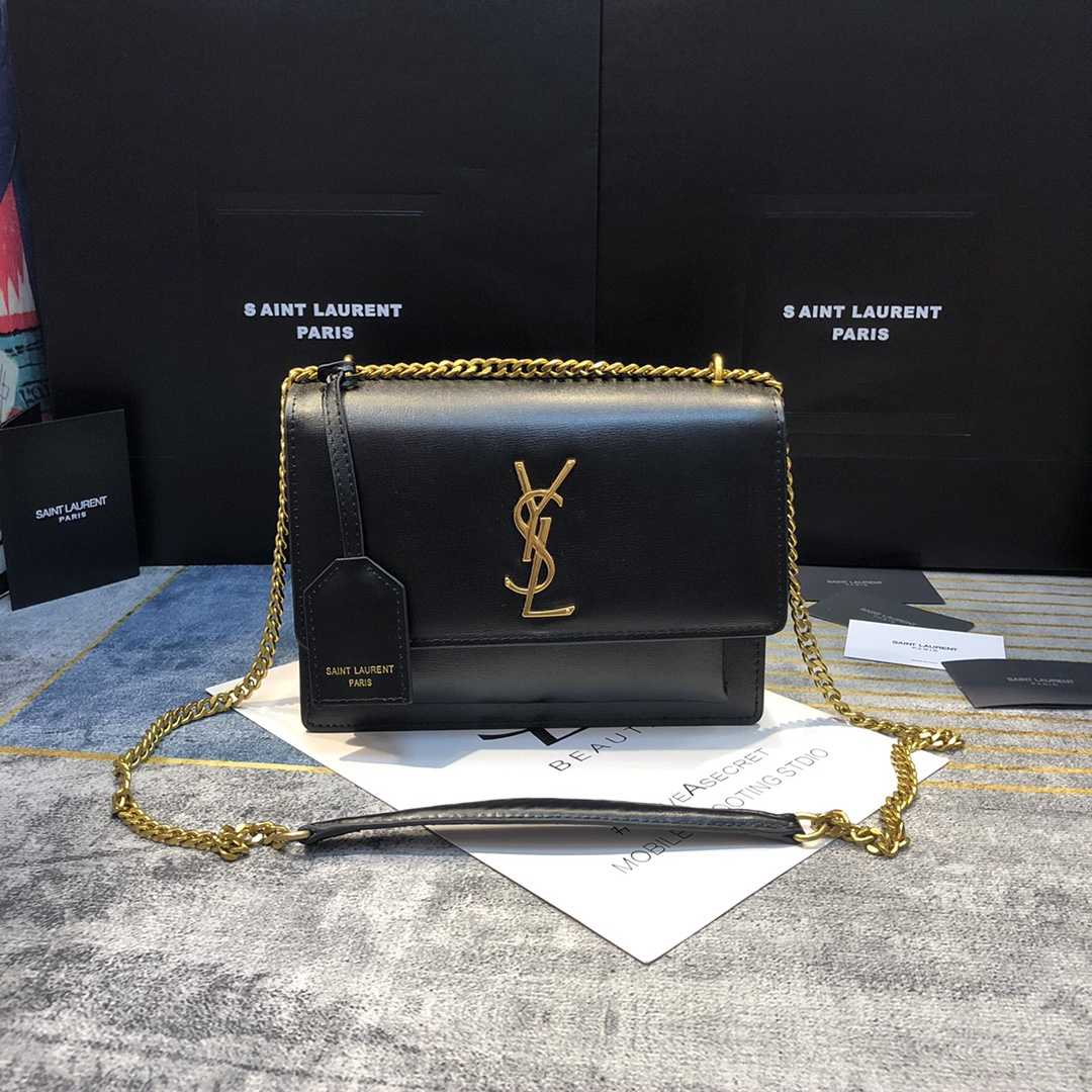 Saint Laurent Women Sunset Medium Leather Shoulder Bag （22x8x16 cm） - PerfectKickZ