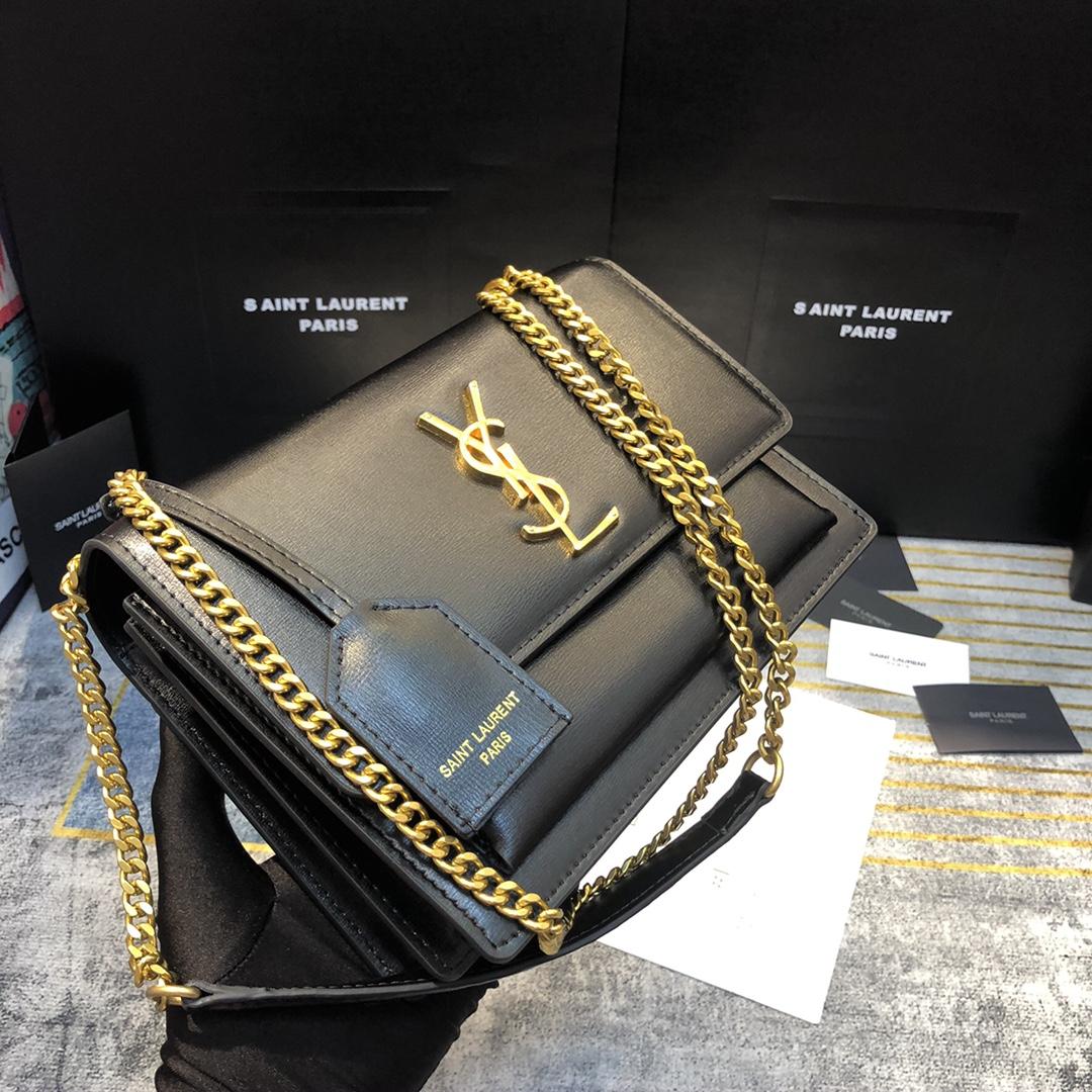 Saint Laurent Women Sunset Medium Leather Shoulder Bag （22x8x16 cm） - PerfectKickZ