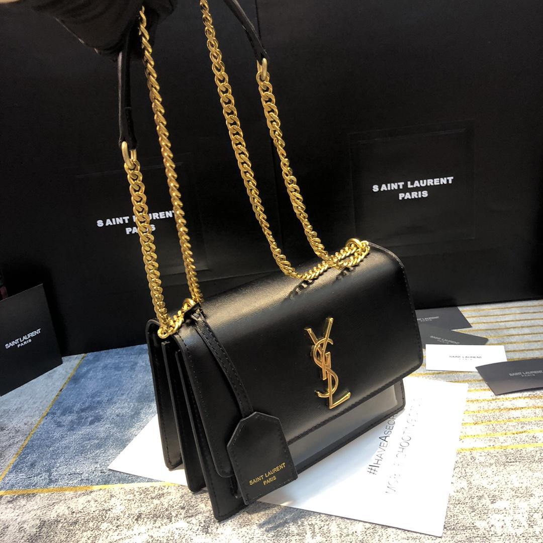 Saint Laurent Women Sunset Medium Leather Shoulder Bag （22x8x16 cm） - PerfectKickZ