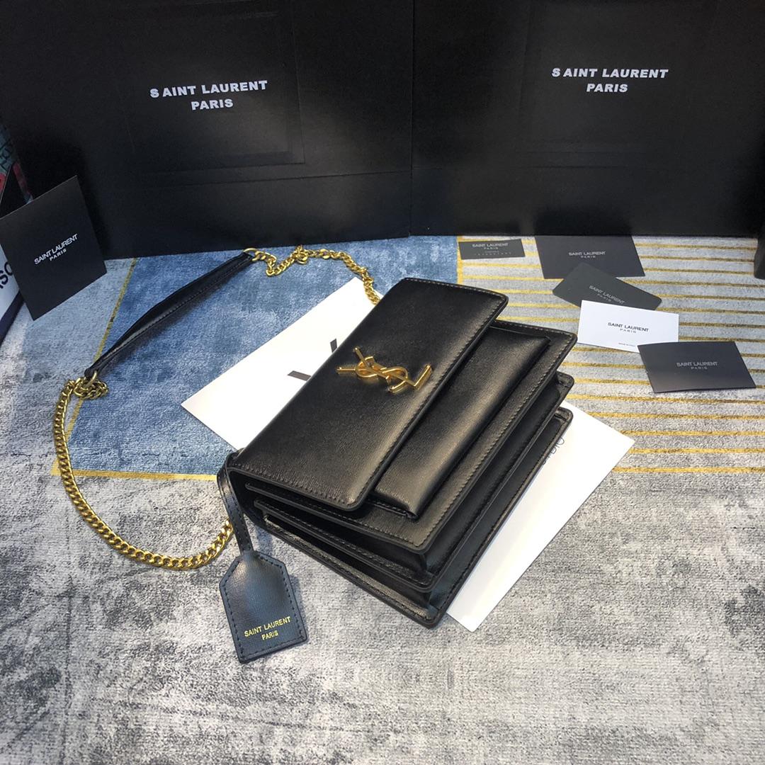Saint Laurent Women Sunset Medium Leather Shoulder Bag （22x8x16 cm） - PerfectKickZ