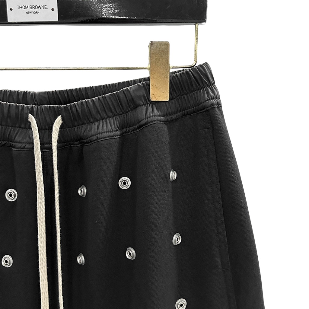 Rick Owens DRKSHDW Embellished Cotton Shorts - PerfectKickZ