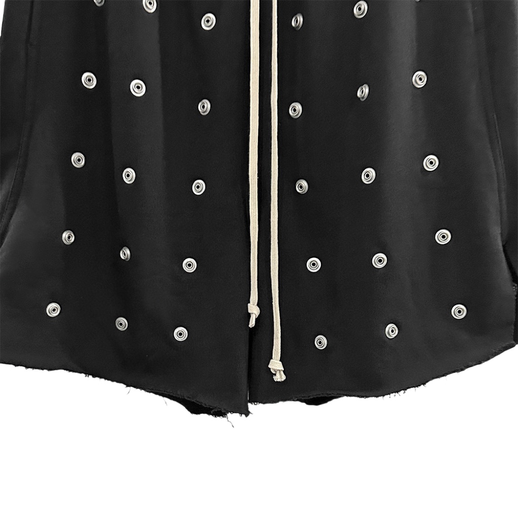 Rick Owens DRKSHDW Embellished Cotton Shorts - PerfectKickZ