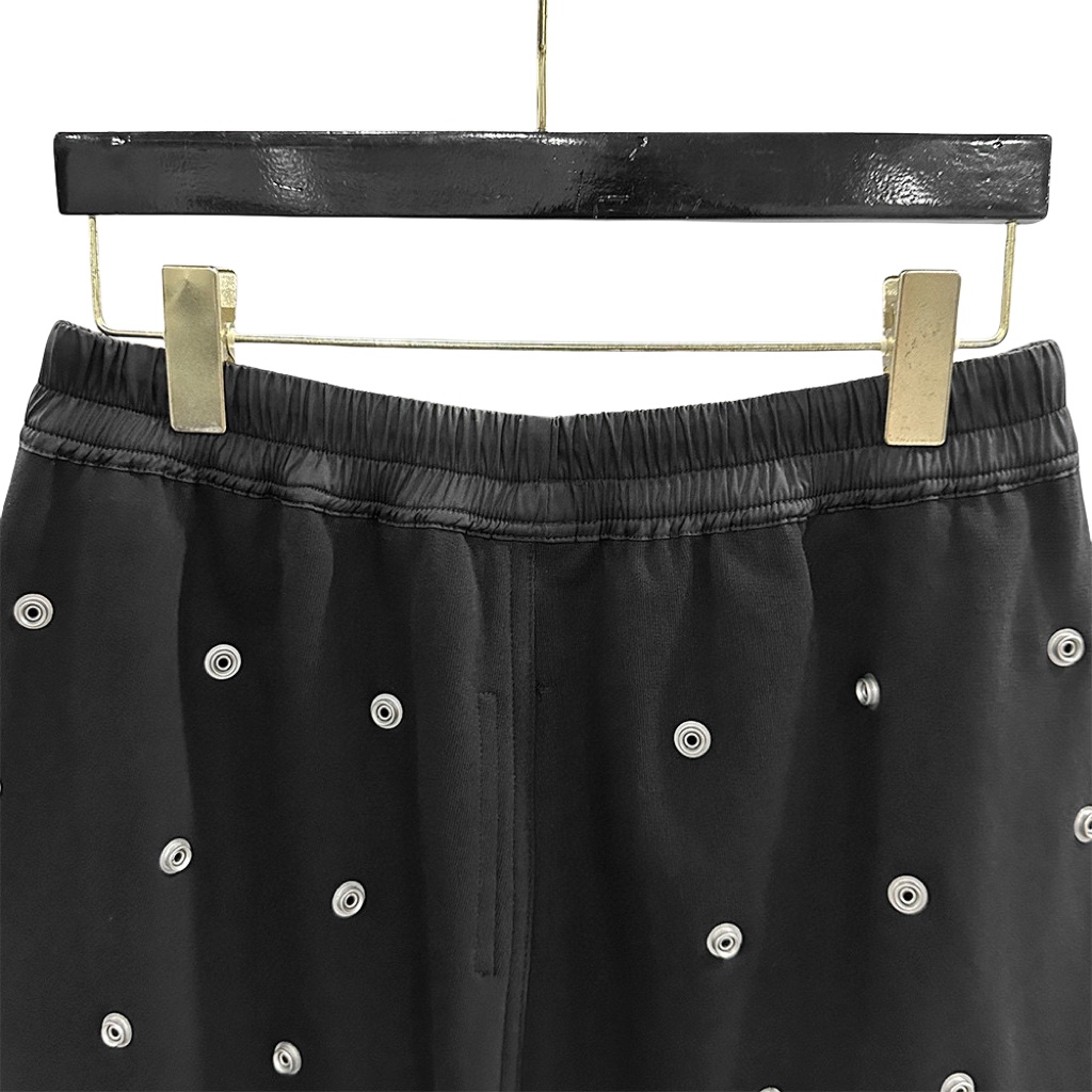 Rick Owens DRKSHDW Embellished Cotton Shorts - PerfectKickZ