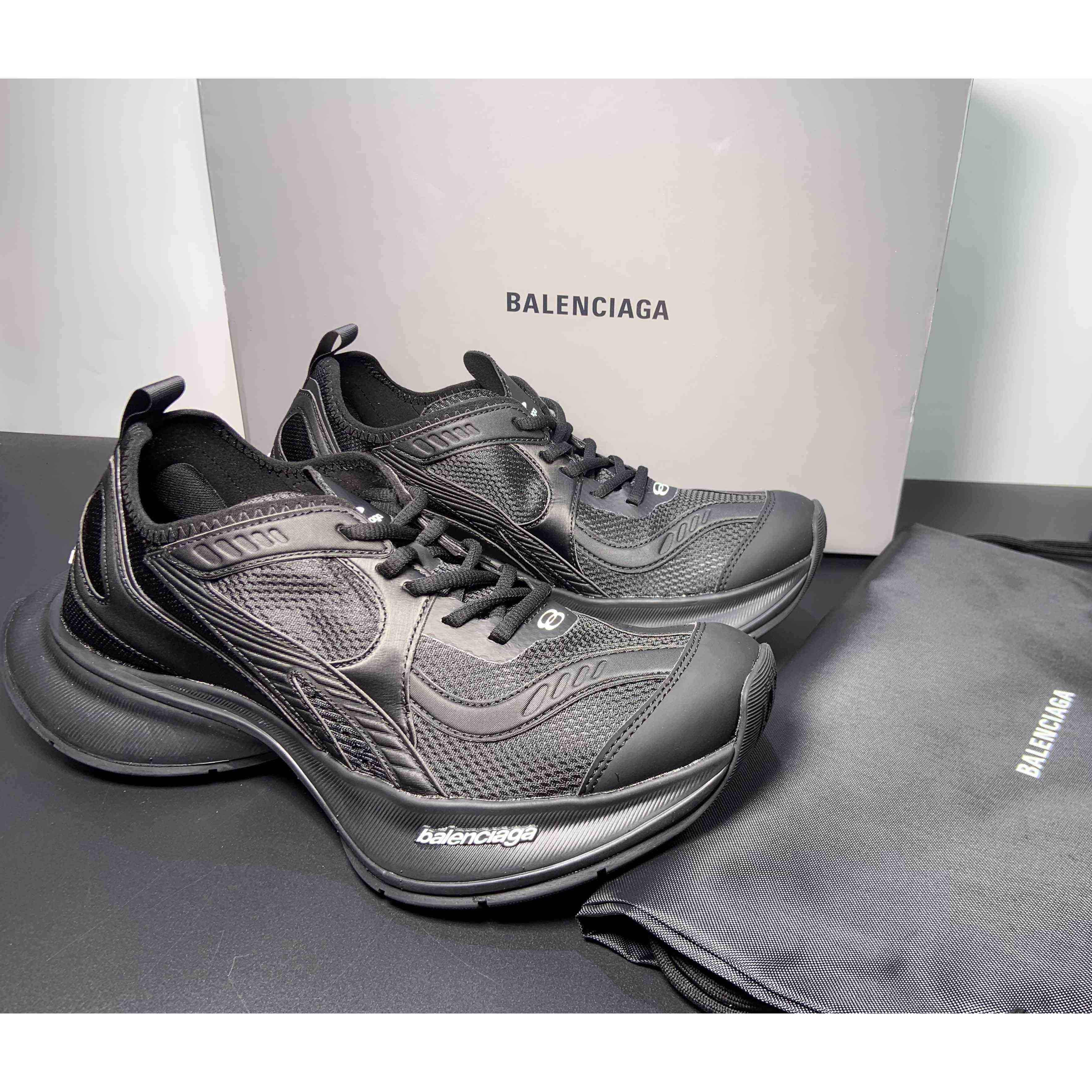Balenciaga Circuit Sneaker In Black  - PerfectKickZ