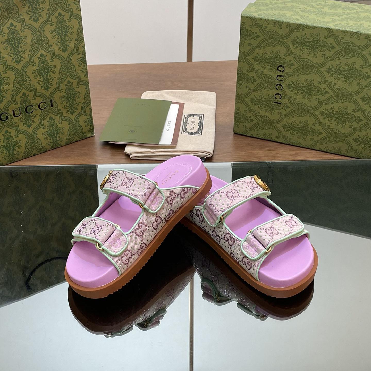 Gucci Women's Sandal With Double G - PerfectKickZ