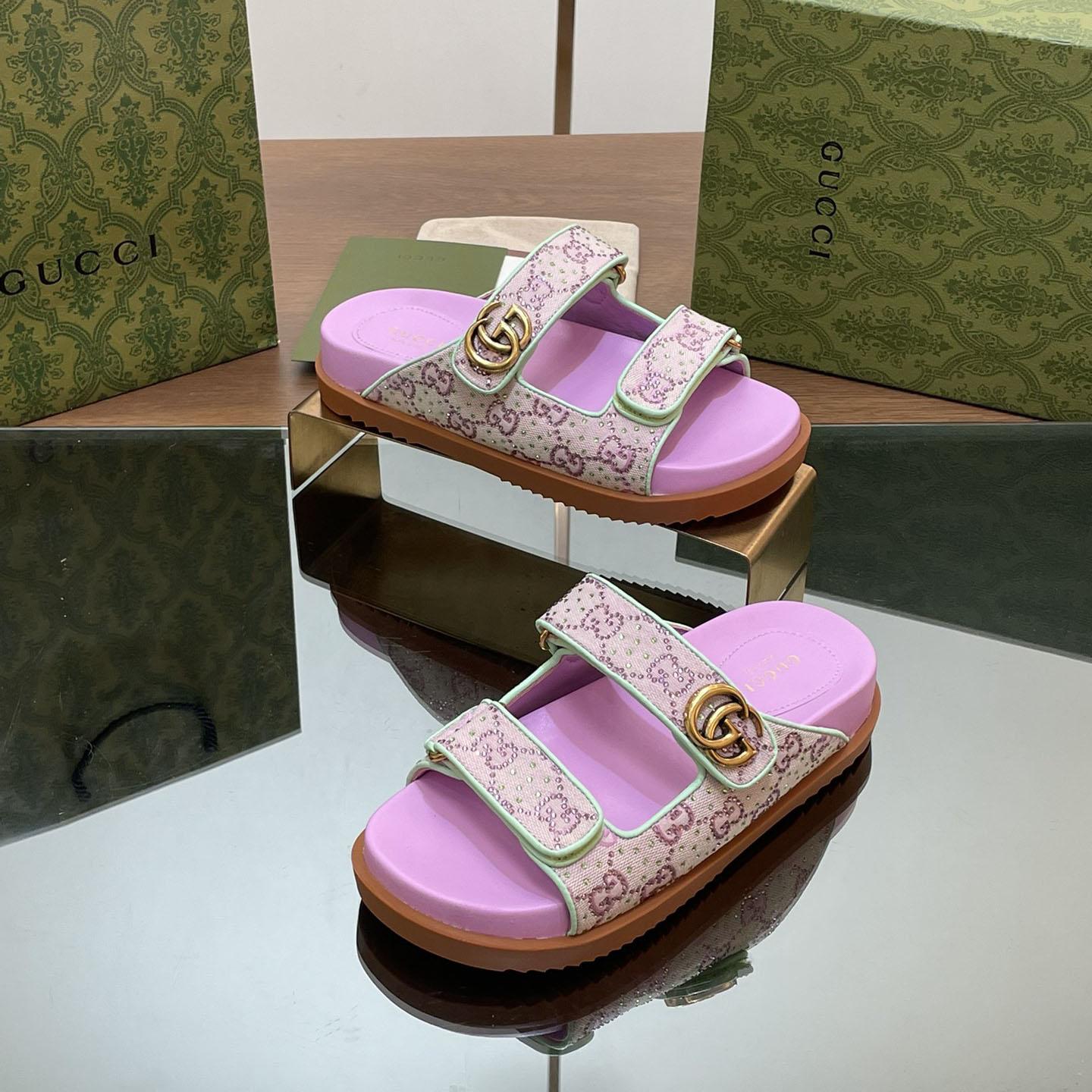 Gucci Women's Sandal With Double G - PerfectKickZ