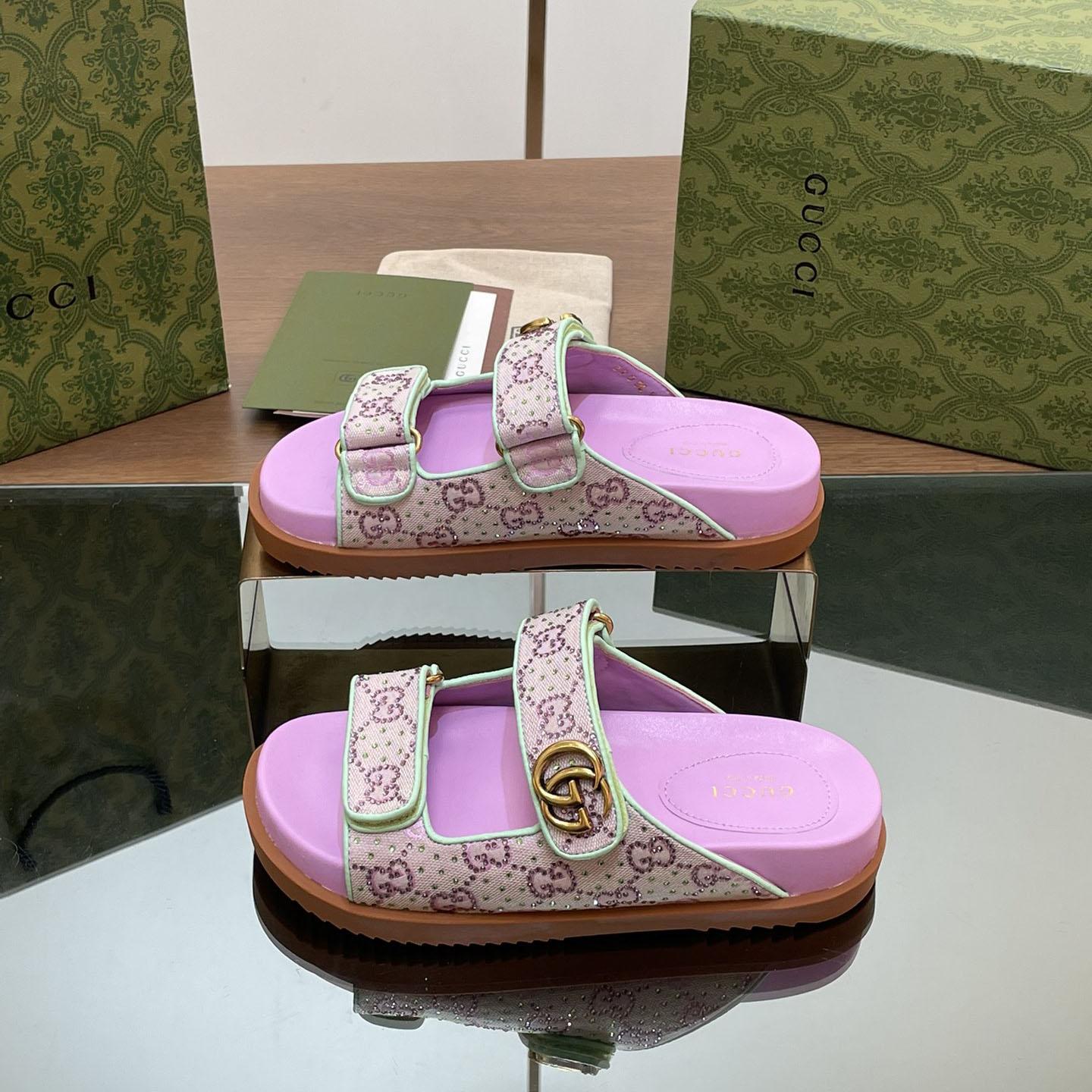 Gucci Women's Sandal With Double G - PerfectKickZ