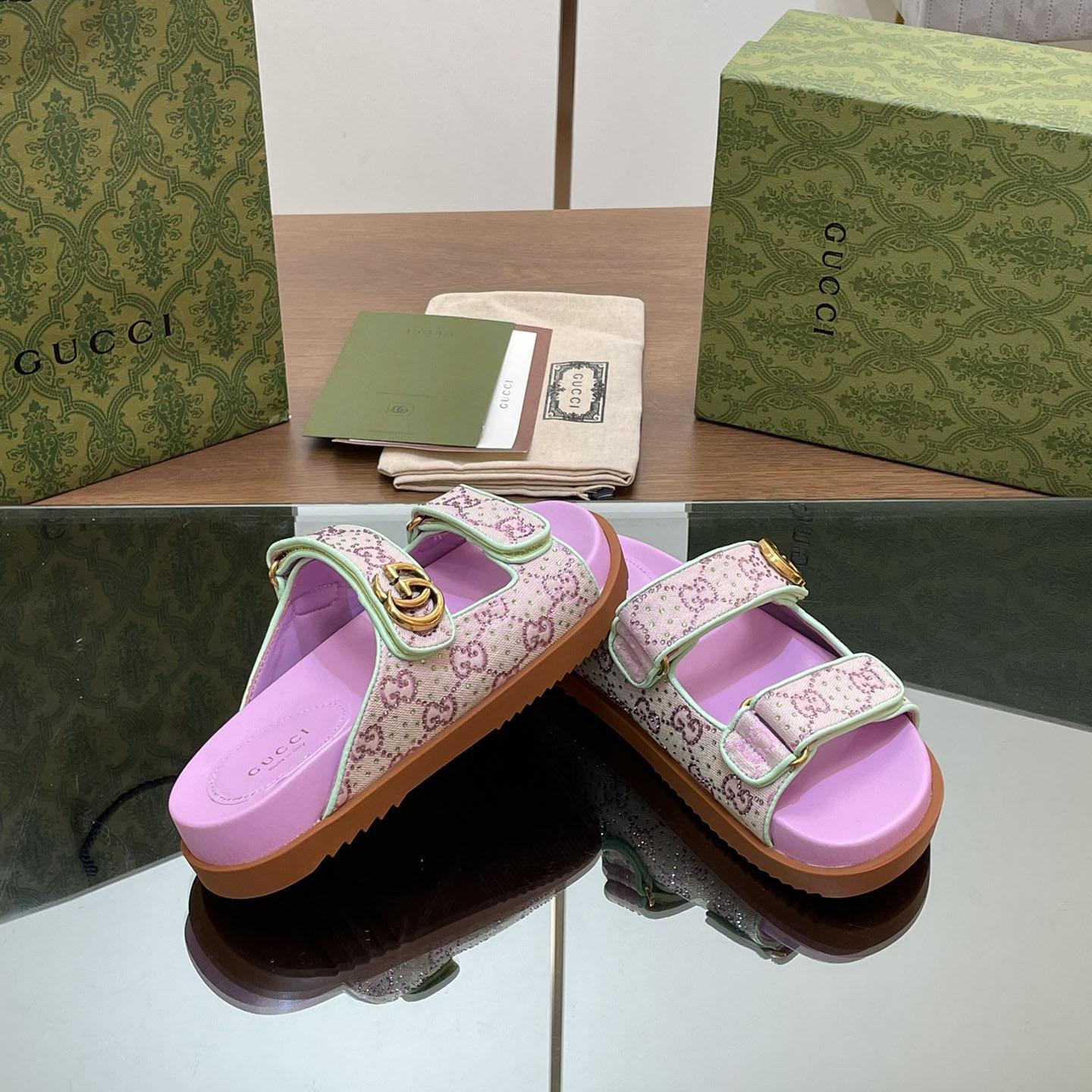 Gucci Women's Sandal With Double G - PerfectKickZ