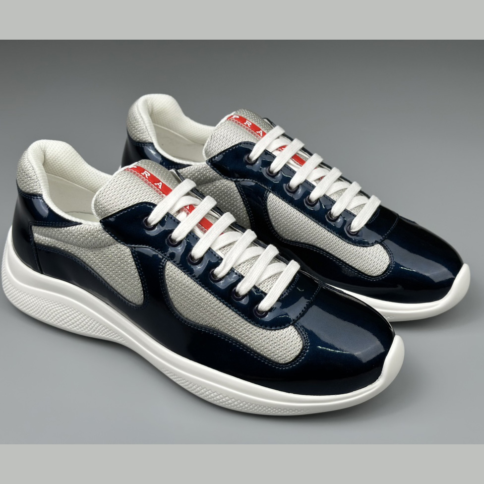 Prada America's Cup Biker Fabric Sneakers - PerfectKickZ