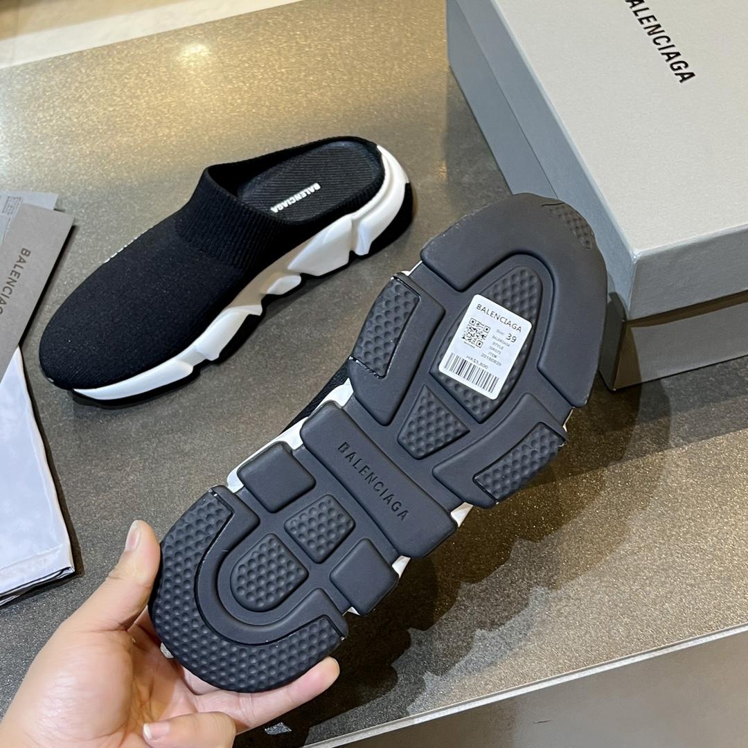 Balenciaga Speed Knitted Mule Sneakers - PerfectKickZ