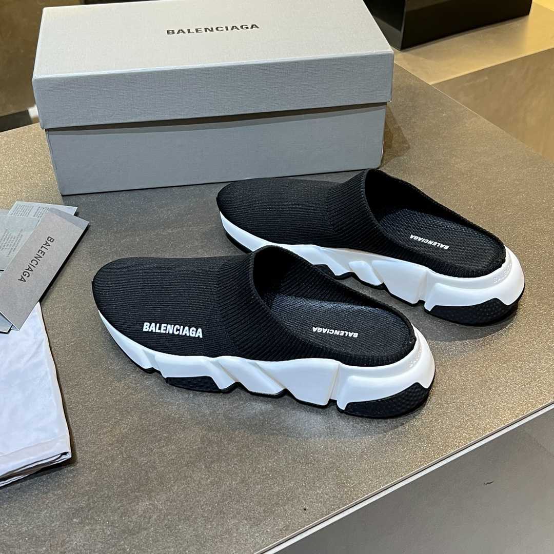Balenciaga Speed Knitted Mule Sneakers - PerfectKickZ