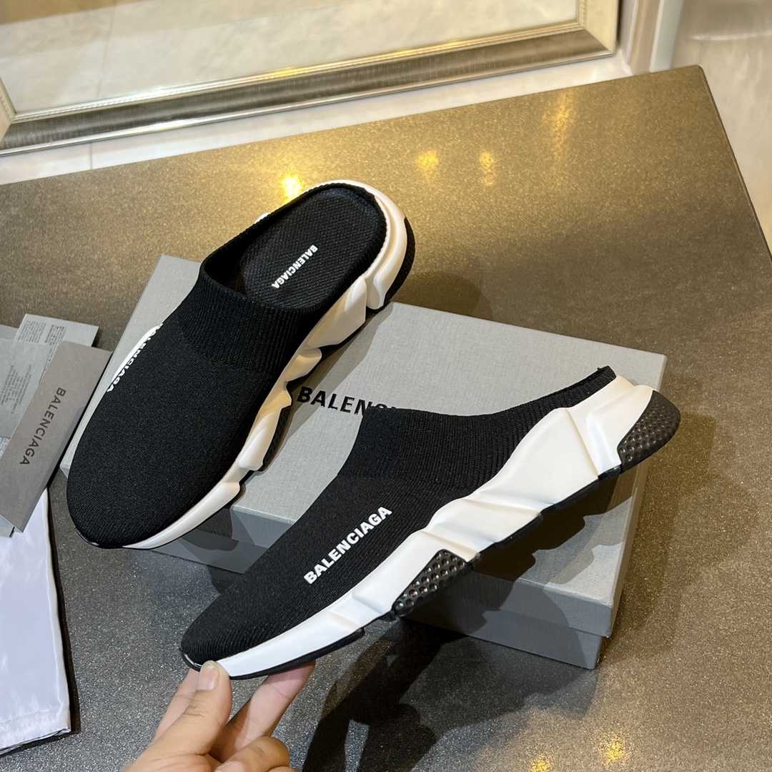 Balenciaga Speed Knitted Mule Sneakers - PerfectKickZ