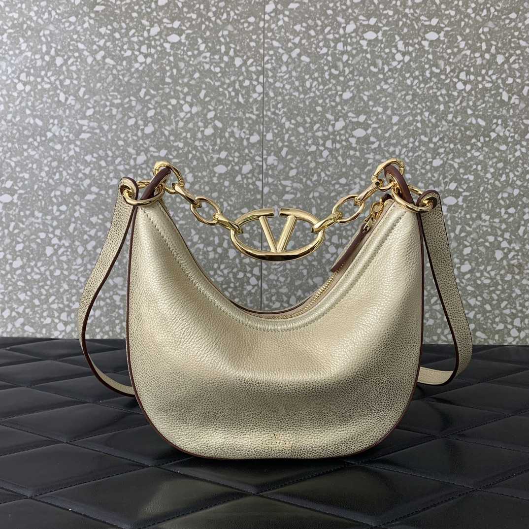 Valenti Garavani VLogo Moon Shoulder Bag (20*23*8cm) - PerfectKickZ