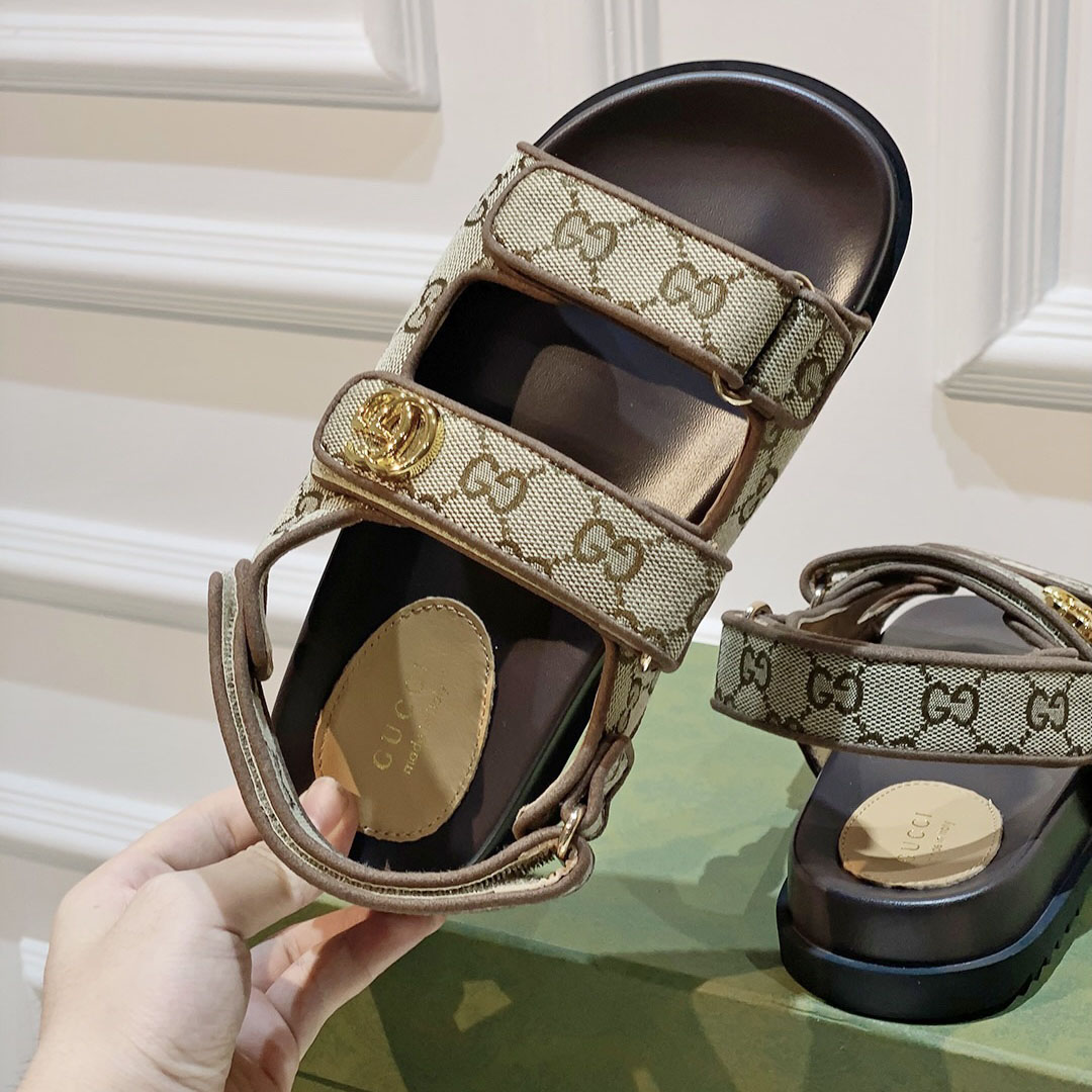 Gucci Women's Double G Sandal  - PerfectKickZ