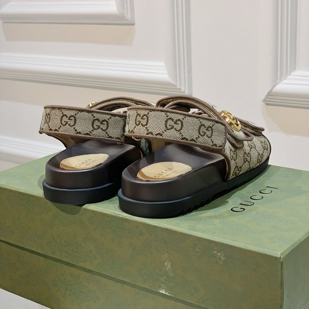 Gucci Women's Double G Sandal  - PerfectKickZ