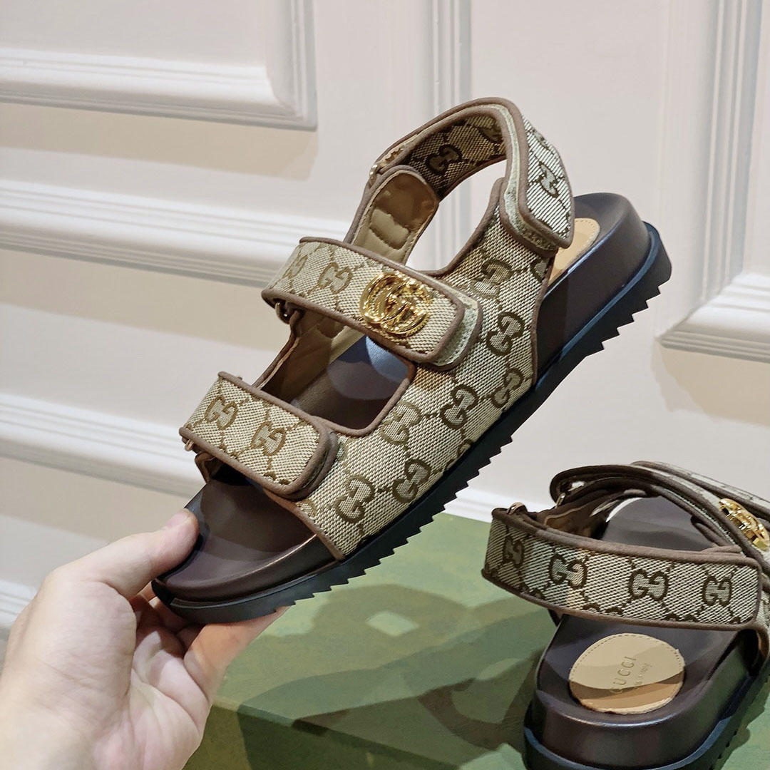 Gucci Women's Double G Sandal  - PerfectKickZ