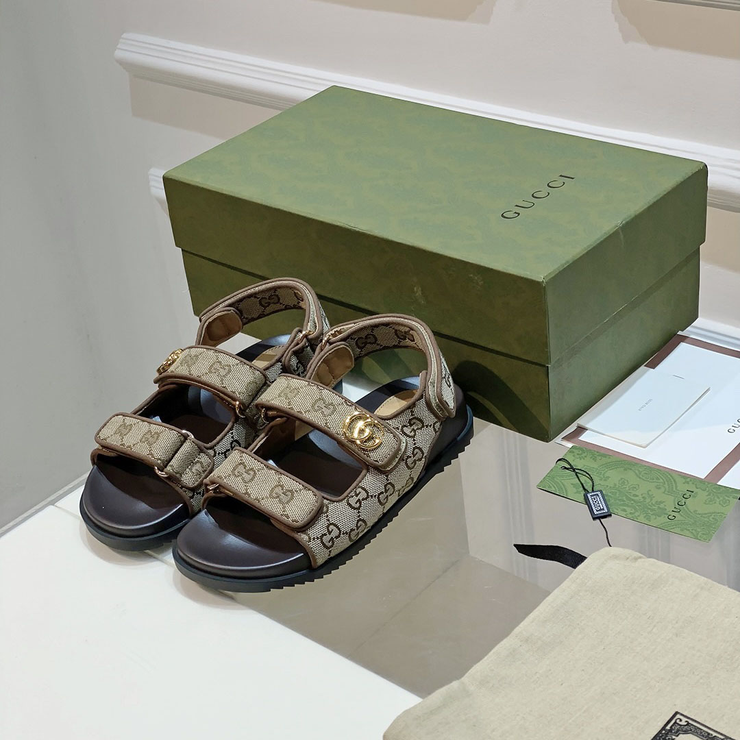 Gucci Women's Double G Sandal  - PerfectKickZ