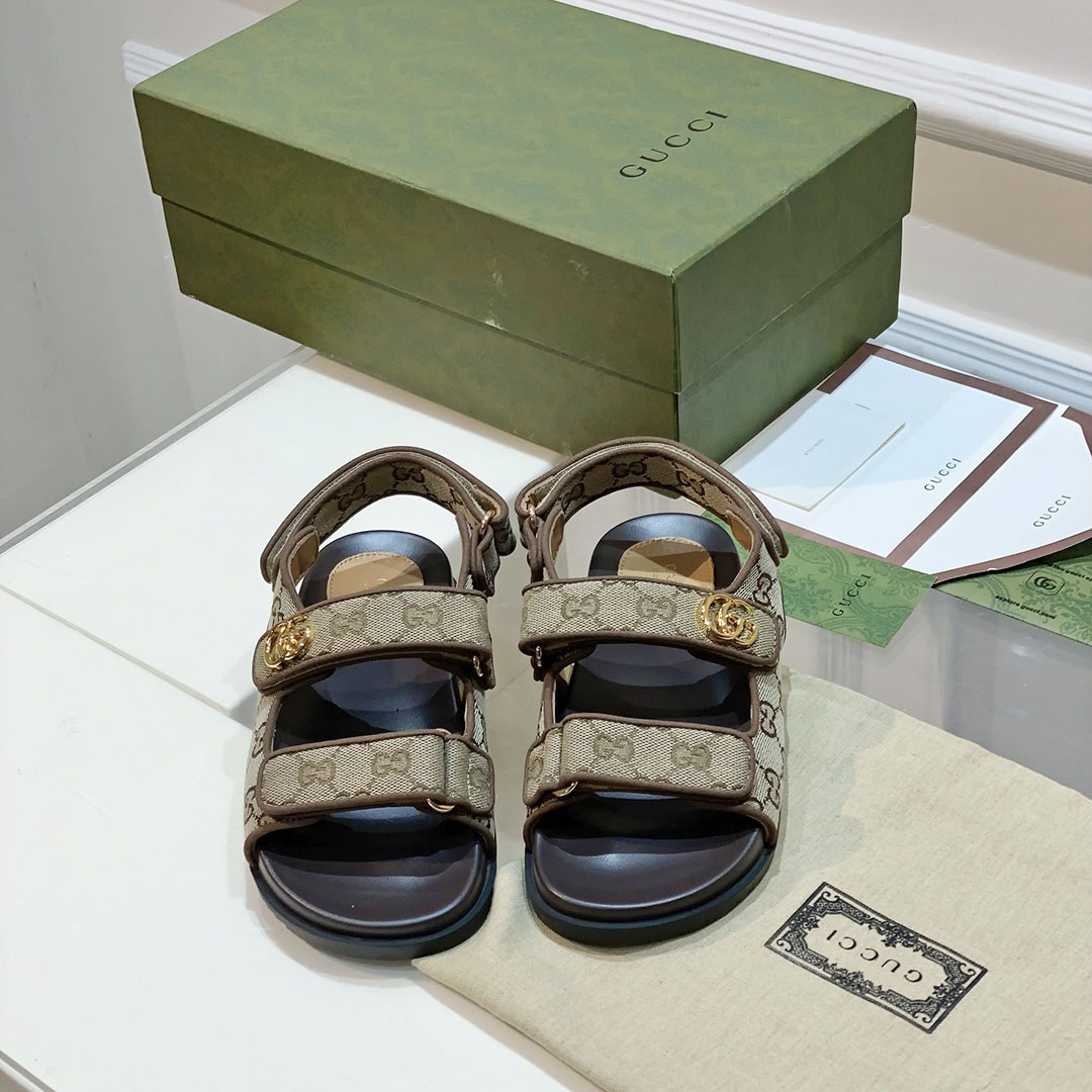 Gucci Women's Double G Sandal  - PerfectKickZ