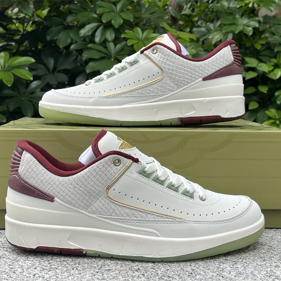 Air Jordan 2 Low “Chinese New Year” Sneakers    FJ3468-100  - PerfectKickZ