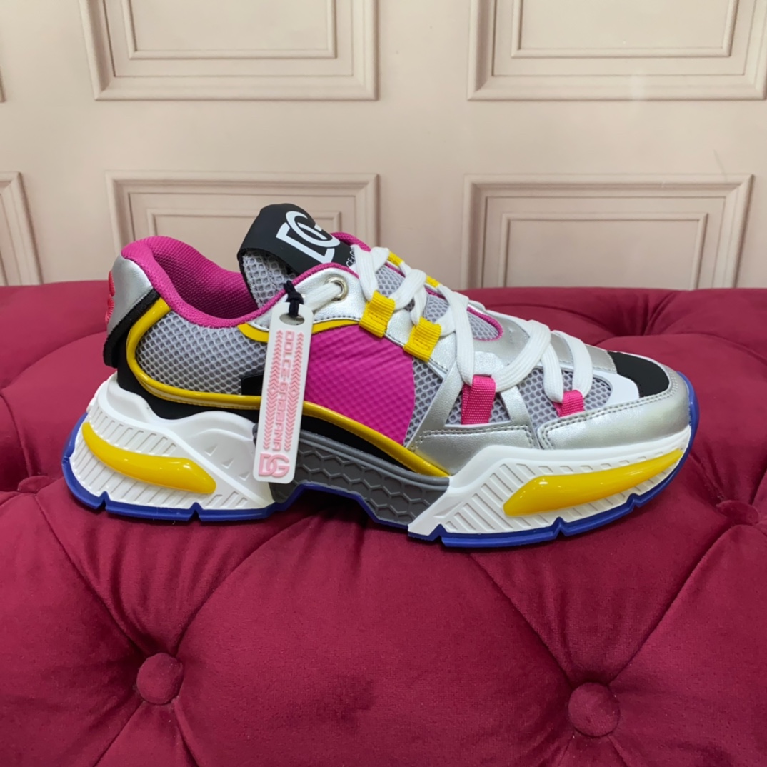 Dolce & Gabbana Mixed-material Airmaster Sneakers - PerfectKickZ