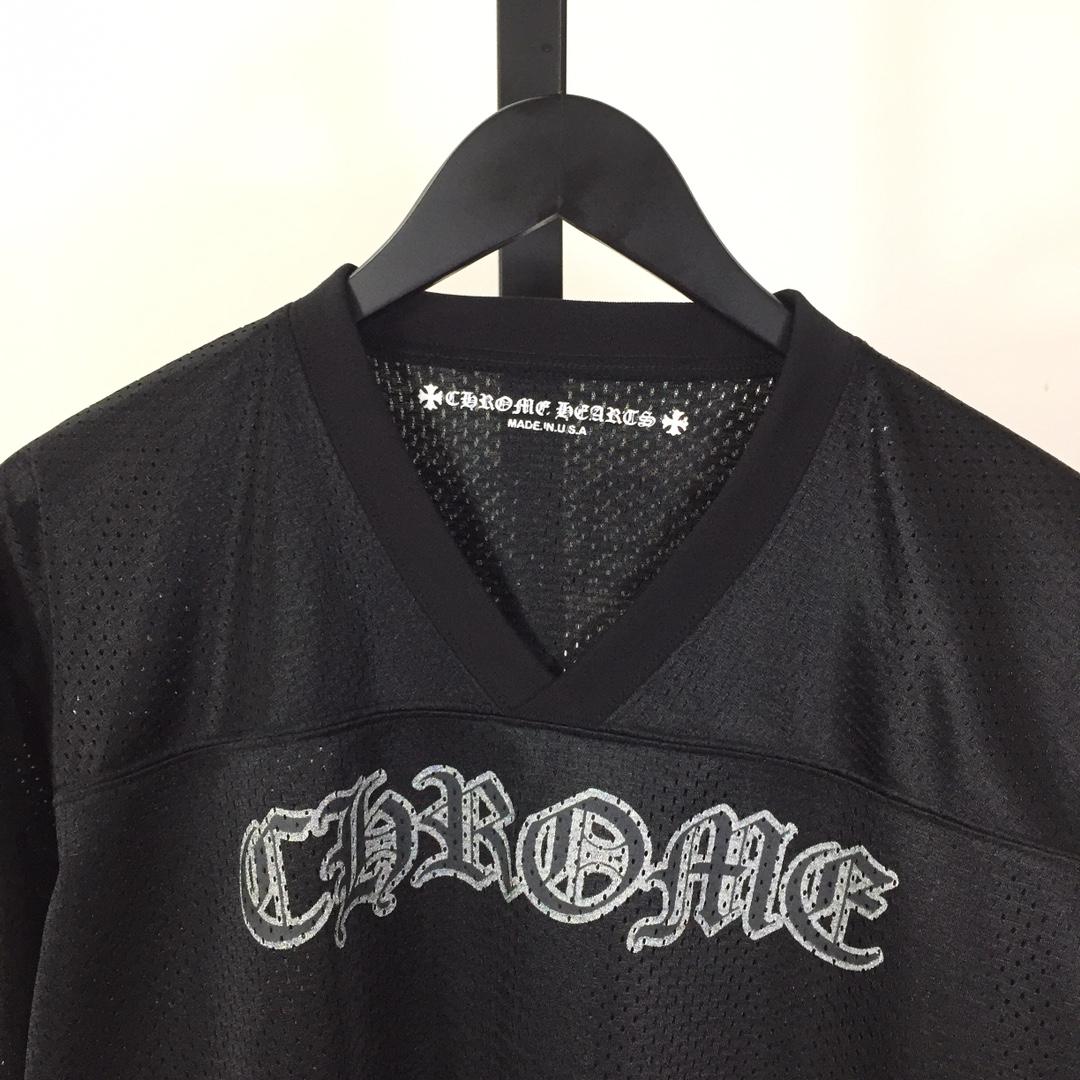 Chrome Heart Sports Mesh Warm Up Jersey Black - 