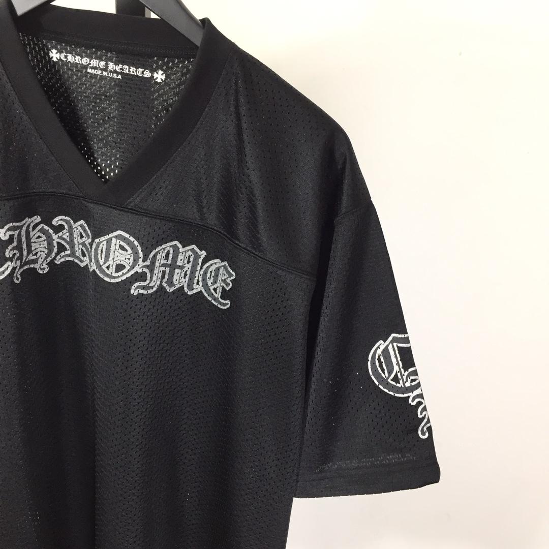 Chrome Heart Sports Mesh Warm Up Jersey Black - 
